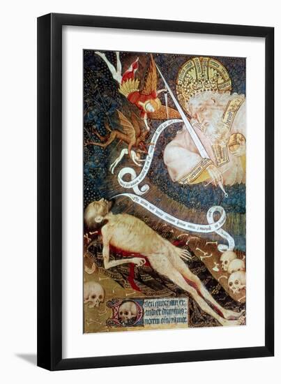 The Judgement of Death, Early 15th Century-null-Framed Giclee Print