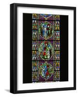 The Judgement of King Solomon, from the North Transept, Late 12th CE-null-Framed Giclee Print