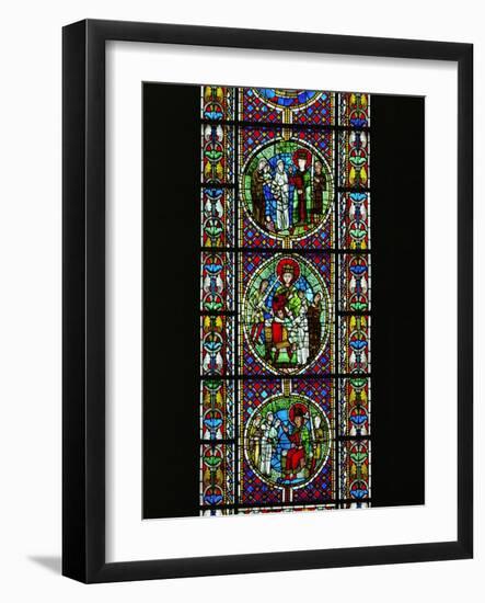 The Judgement of King Solomon, from the North Transept, Late 12th CE-null-Framed Giclee Print