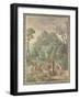 The Judgement of Midas, 1616-18-Domenichino-Framed Giclee Print