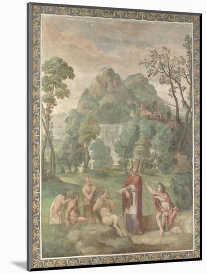 The Judgement of Midas, 1616-18-Domenichino-Mounted Giclee Print