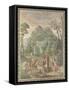 The Judgement of Midas (Fresco from Villa Aldobrandin), 1617-1618-Domenichino-Framed Stretched Canvas