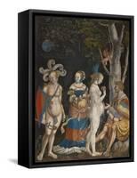 The Judgement of Paris, 1517-18-Niklaus Manuel Deutsch-Framed Stretched Canvas