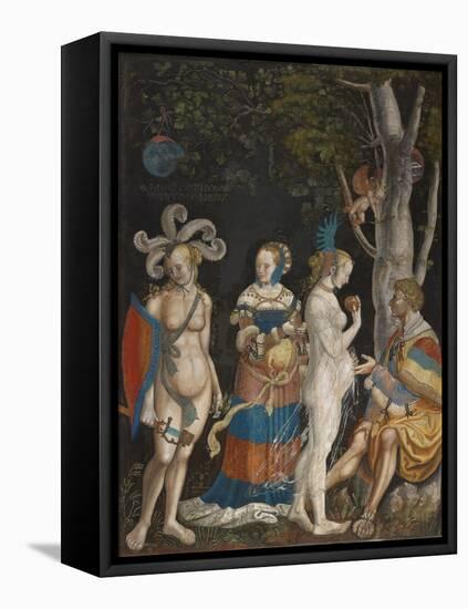 The Judgement of Paris, 1517-18-Niklaus Manuel Deutsch-Framed Stretched Canvas