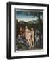 The Judgement of Paris, 1527-Lucas, The Elder Cranach-Framed Giclee Print