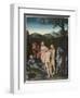 The Judgement of Paris, 1527-Lucas, The Elder Cranach-Framed Giclee Print