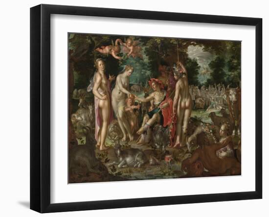 The Judgement of Paris, 1615-Joachim Wtewael-Framed Giclee Print