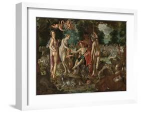 The Judgement of Paris, 1615-Joachim Wtewael-Framed Giclee Print