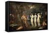 The Judgement of Paris, 1620-1630-Francesco Albani-Framed Stretched Canvas