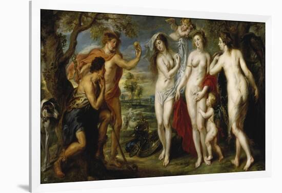 The Judgement of Paris, 1638/39-Peter Paul Rubens-Framed Giclee Print