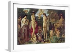 The Judgement of Paris, 1870-Anselm Feuerbach-Framed Giclee Print