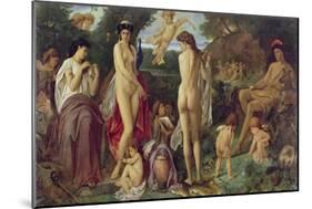 The Judgement of Paris, 1870-Anselm Feuerbach-Mounted Giclee Print