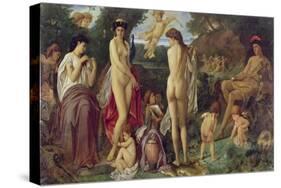 The Judgement of Paris, 1870-Anselm Feuerbach-Stretched Canvas