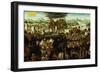 The Judgement of Paris and the Trojan War, 1540-Matthias Gerung-Framed Giclee Print