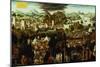 The Judgement of Paris and the Trojan War, 1540-Matthias Gerung-Mounted Giclee Print