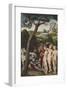 The Judgement of Paris, c.1528-Lucas Cranach the Elder-Framed Premium Giclee Print