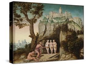 The Judgement of Paris, c.1540-60-Hans, the Elder Schöpfer-Stretched Canvas