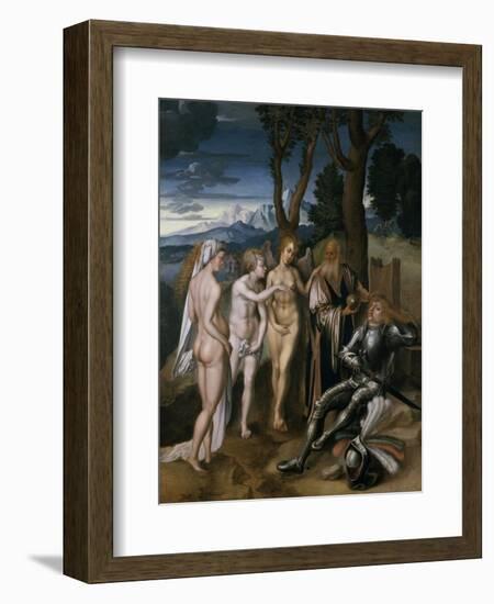 The Judgement of Paris, C.1620-Christian Richter-Framed Giclee Print