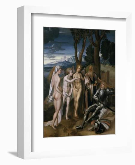 The Judgement of Paris, C.1620-Christian Richter-Framed Giclee Print