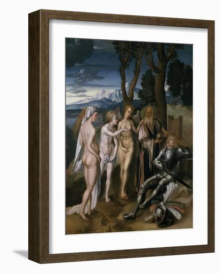 The Judgement of Paris, C.1620-Christian Richter-Framed Giclee Print