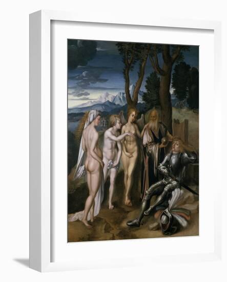 The Judgement of Paris, C.1620-Christian Richter-Framed Giclee Print