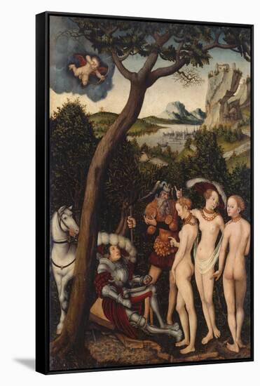 The Judgement of Paris, Ca 1528-Lucas Cranach the Elder-Framed Stretched Canvas