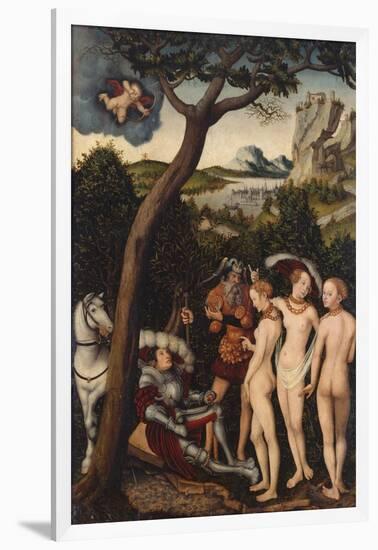 The Judgement of Paris, Ca 1528-Lucas Cranach the Elder-Framed Giclee Print