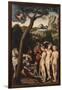 The Judgement of Paris, Ca 1528-Lucas Cranach the Elder-Framed Giclee Print