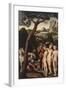 The Judgement of Paris, Ca 1528-Lucas Cranach the Elder-Framed Giclee Print