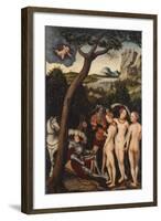 The Judgement of Paris, Ca 1528-Lucas Cranach the Elder-Framed Giclee Print