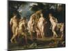 The Judgement of Paris, Ca 1606-Peter Paul Rubens-Mounted Giclee Print