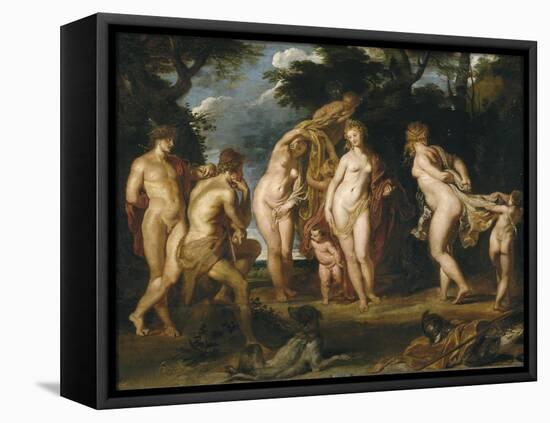 The Judgement of Paris, Ca 1606-Peter Paul Rubens-Framed Stretched Canvas