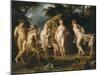 The Judgement of Paris, Ca 1606-Peter Paul Rubens-Mounted Giclee Print