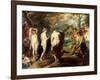 The Judgement of Paris, circa 1632-35-Peter Paul Rubens-Framed Giclee Print