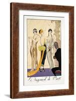 The Judgement of Paris-Georges Barbier-Framed Giclee Print