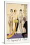 The Judgement of Paris-Georges Barbier-Stretched Canvas