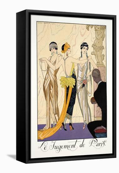 The Judgement of Paris-Georges Barbier-Framed Stretched Canvas