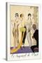 The Judgement of Paris-Georges Barbier-Stretched Canvas