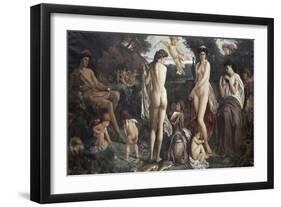 The Judgement of Paris-Anselm Feuerbach-Framed Giclee Print