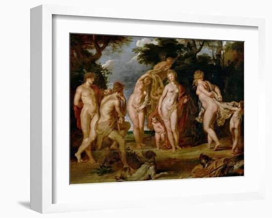 The Judgement of Paris-Peter Paul Rubens-Framed Giclee Print