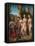 The Judgement of Paris-Lucas Cranach the Elder-Framed Stretched Canvas