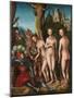 The Judgement of Paris-Lucas Cranach the Elder-Mounted Giclee Print
