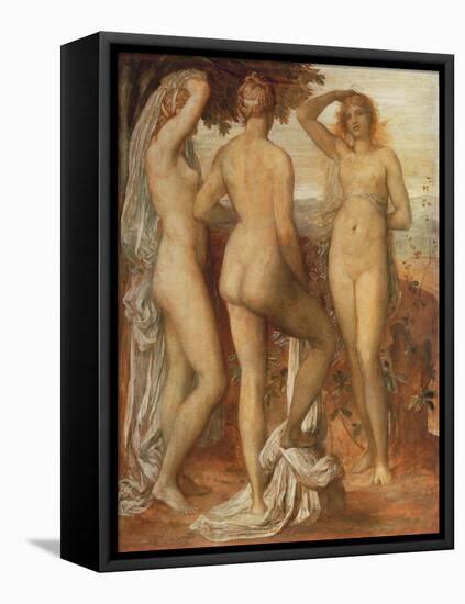 The Judgement of Paris-George Frederick Watts-Framed Stretched Canvas