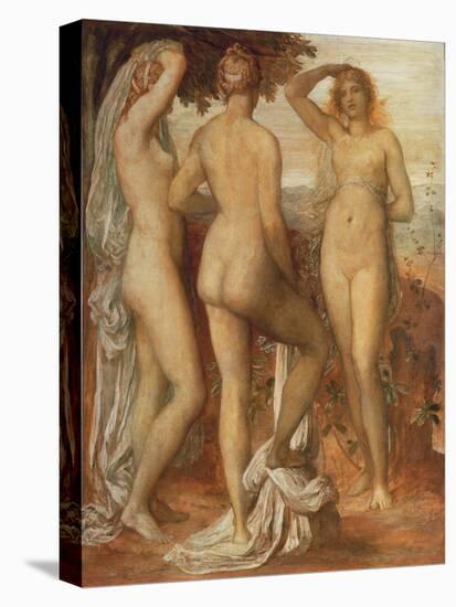 The Judgement of Paris-George Frederick Watts-Stretched Canvas