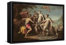 The Judgement of Paris-Johann or Hans von Aachen-Framed Stretched Canvas