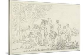 The Judgement of Paris-William Etty-Stretched Canvas