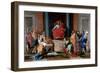 The Judgement of Solomon, 1649-Nicolas Poussin-Framed Giclee Print