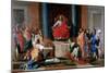 The Judgement of Solomon, 1649-Nicolas Poussin-Mounted Giclee Print