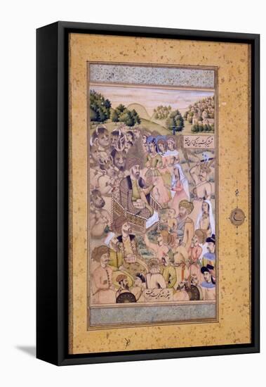The Judgement of Solomon-null-Framed Stretched Canvas