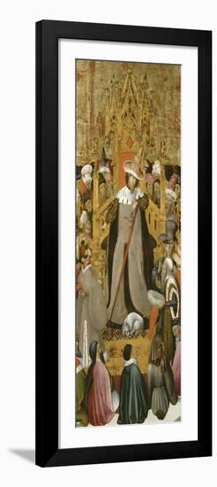 The Judgement of St. George by the Proconsul Dacian-Bernardo Martorell-Framed Premium Giclee Print